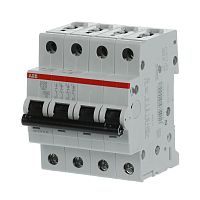 Автоматический выключатель ABB S204-C20 4P C 20A 6kA 4M
