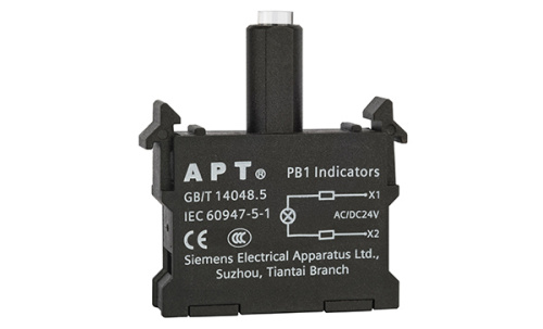 Блок индикатора APT, зеленый, LED, 24VAC/DC, монтаж на адаптер, для PB1 серии Блок индикатора APT, зеленый, LED, 24VAC/DC, монтаж на адаптер, для PB1 серии