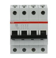 Автоматический выключатель ABB S204-C63 4P C 63A 6kA 4M