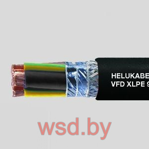 Кабель TOPFLEX® -EMV-UV-2YSLCYK-J для двигателей 0,6/1 кВ 3x35+3х6,0. Фото N2