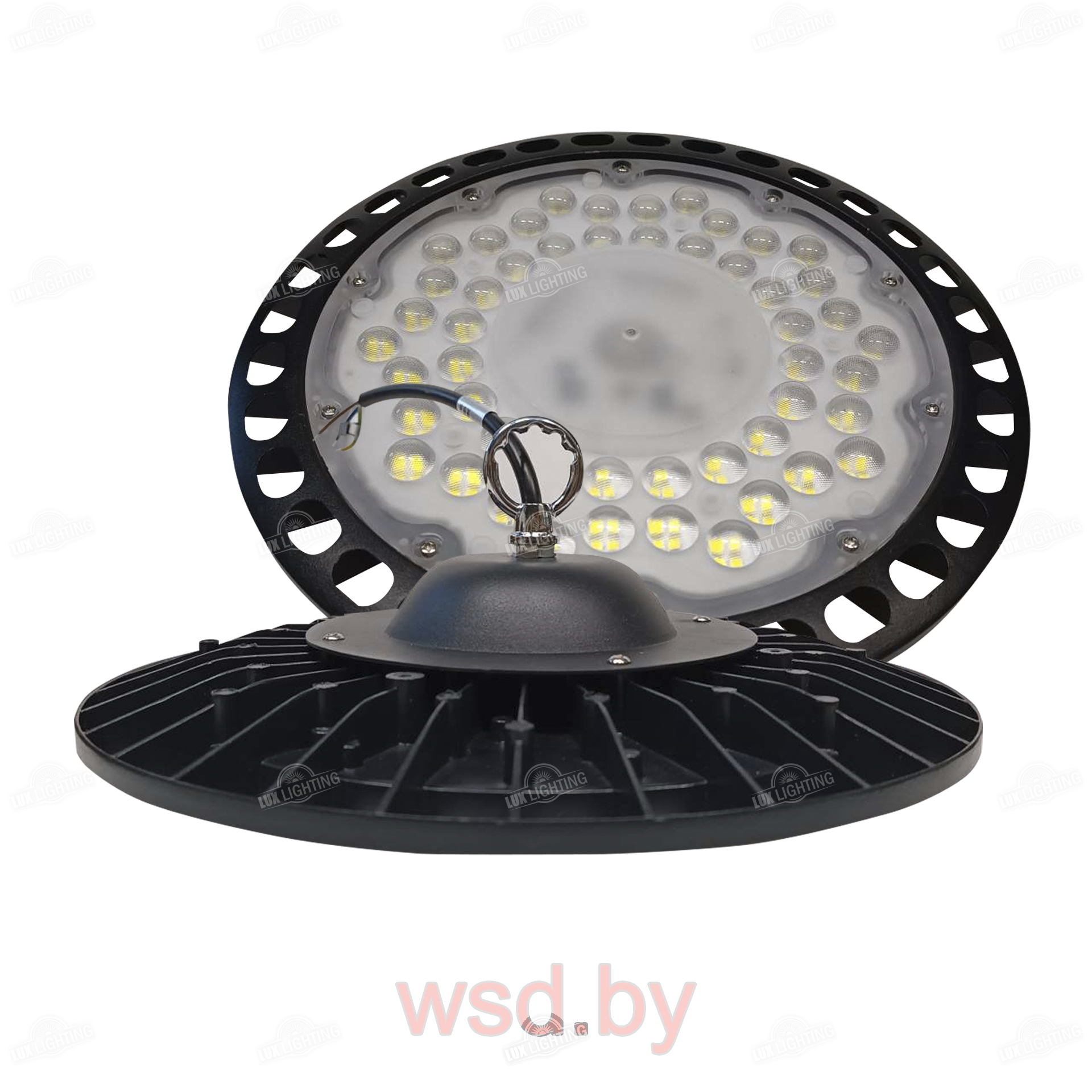 Светильник промышленный светодиодный подвесной UFO LUX 150W IP65 5000K. Фото N2