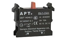 Блок-контакт 1NC, 6A 230VAC/24VDC, монтаж на адаптер, для PB3 серии (АРТ)