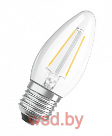 Лампа светодиодная LEDSCLB40D 5W/827 230V FIL E27 10X1 OSRAM