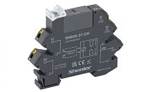 Реле интерфейсное Shenler R2G2CH110 с колодкой SNB08-ST-DR, push-in, 2CO, 8A(250VAC/30VDC), 230VAC, RC фильтр, LED, W=12.95mm