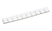 Маркировка клеммных модулей Connectwell CA509/K10WHT для клемм 10mm, белая (упак. 100шт.)