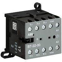 Мини-контактор ABB B7-22-00-01 24VAC, 2NO+2NC 20A, без всп.контакт
