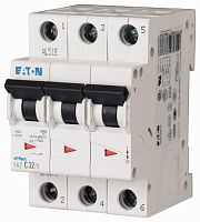 Авт. выключатель EATON FAZ-C3/3, 3P, 3A, хар-ка C, 15kA, 3M