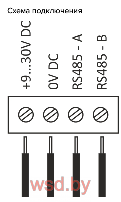 MB-LS-1 Преобразователь уровня яркости, 1-2000 люкс, RS-485, Modbus RTU, монтаж на плоскость 9-30В DC IP20. Фото N2