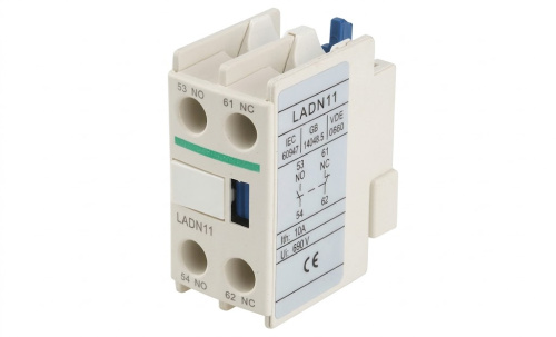 Блок-контакт вспом. Kripal DN-11, 1NO+1NC, фронт. монтаж, для контакторов UKC(D)-330_800