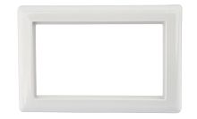 Рамка Mutlusan Daria двойной розетки, к механизмам серии 21, белый