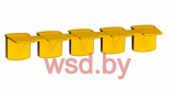 Колпачки изолирующие для гребенчатых шинок (20шт) Acti 9 Schneider Electric