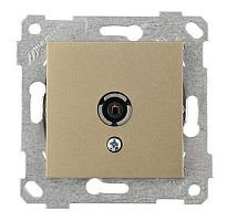 Розетка Mutlusan Rita TV, оконечная, золото доре