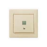 Legrand Valena - Кнопка с подсветкой и пиктограммой звонка 12В, слоновая кость