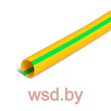 Трубка ТНТнг-LS-40/20 желто-зеленая (нарезка 1м) (КВТ)