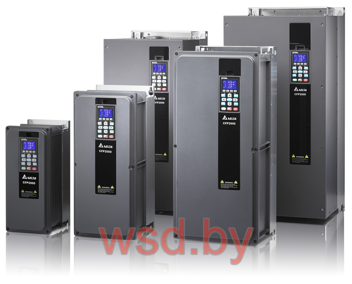 Преобразователь частоты CFP2000, 400VAC, 0.75kW, 3.0A, ЭМС С2, IP55, корп.A