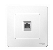 BLANCA Скрытой Установки Розетка компьютерная RJ45, категория 5E, БЕЛЫЙ (Schneider Electric) Systeme Electric