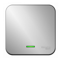 BLANCA Открытой Установки 1-клавишный Переключатель с подсветкой с изолированой пластиной, 10А, 250B, АЛЮМИНИЙ (Schneider Electric) Systeme Electric