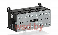 Реверсивный мини-контактор VB6-30-01-80, Uк=220...240VAC, 9А (20A по AC-1), 1NC+1NC вспомогательный контакт. Фото N2