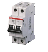 Автоматический выключатель ABB S202P-C4 2P C 4A 25kA 2M