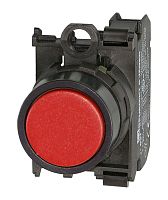 Кнопка плоская APT PB3E, красная, с фиксацией, без подсветки, 1NC, 6A 230VAC/24VDC, 22mm, IP65