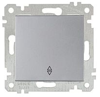 Переключатель Mutlusan Rita на два направления, пруж. зажимы, нерж. сталь Переключатель Mutlusan Rita на два направления, пруж. зажимы, нерж. сталь