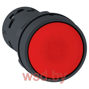 Кнопка с возвратом Schneider Electric Harmony 22 мм, 220В, IP69, Красный. Фото N2