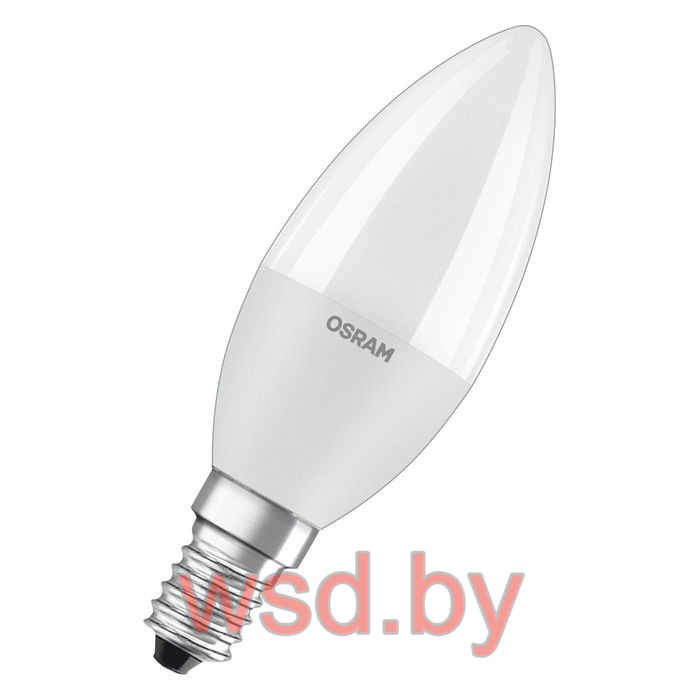 Светодиодная лампа LEDSCLB40 5W/827 230V CL E14 10X1RUOSRAM
