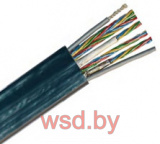 Плоский, экранированный, контрольный кабель KYFLTFY 28G1+2x(0,5)C для транспортных устройств, морозостойкий, TKD Kabel Gmbh