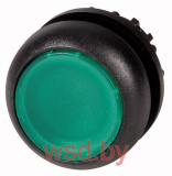 Головка кнопки CP, зеленая, без фиксации, плоская, 22mm, IP65