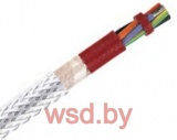 Термостойкий кабель SiHF-J/GLP 12G1,5 с силиконовой изоляцией, гибкий, с экранирующей стальной оплеткой TKD Kabel Gmbh