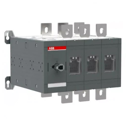 Выключатель нагрузки ABB реверсивный OT630E03C, 630А, 3P, с видимым разрывом, без рукоятки Выключатель нагрузки ABB реверсивный OT630E03C, 630А, 3P, с видимым разрывом, без рукоятки