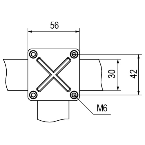 Зажим DKC для присоединения шины до 30 мм фото 2