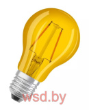 Лампа светодиодная LEDSCLA15 2,5W/622 230VYE E27 6X1 OSRAM