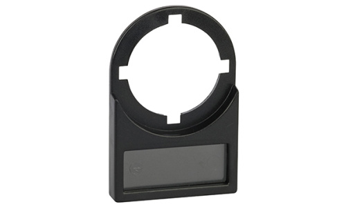 Держатель для таблички 25x10mm, с прозрачным окном, для одинарных кнопок 22mm (АРТ) Держатель для таблички 25x10mm, с прозрачным окном, для одинарных кнопок 22mm (АРТ)