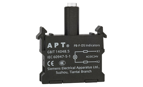 Блок индикатора APT, синий, LED, 24VAC/DC, монтаж на адаптер, для PB3 серии Блок индикатора APT, синий, LED, 24VAC/DC, монтаж на адаптер, для PB3 серии