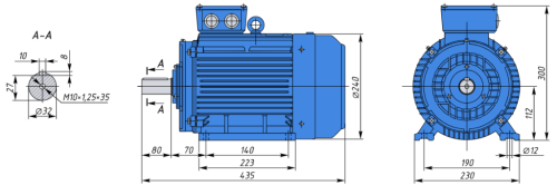 АИР112MB8 3кВт 750об/мин Электродвигатель IM 1081 (лапы) фото 2 АИР112MB8 3кВт 750об/мин Электродвигатель IM 1081 (лапы) фото 2