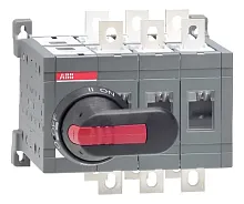 Выключатель нагрузки ABB OT160EV03P, 160А, 3P, с видимым разрывом, с выносной блокируемой рукояткой