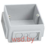 Монтажная коробка для блоков розеточных 540ХХ, пластик, 36(2х3)М