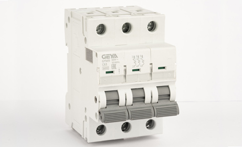 Автоматический выключатель GEYA GYM9-3P-63C, 3P, 63A, хар-ка C, 6kA, 3M Автоматический выключатель GEYA GYM9-3P-63C, 3P, 63A, хар-ка C, 6kA, 3M