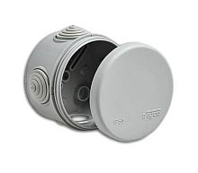 Коробка распаячная RUVinil для о/п, D=60 мм, Н=40 мм (св.-серая)