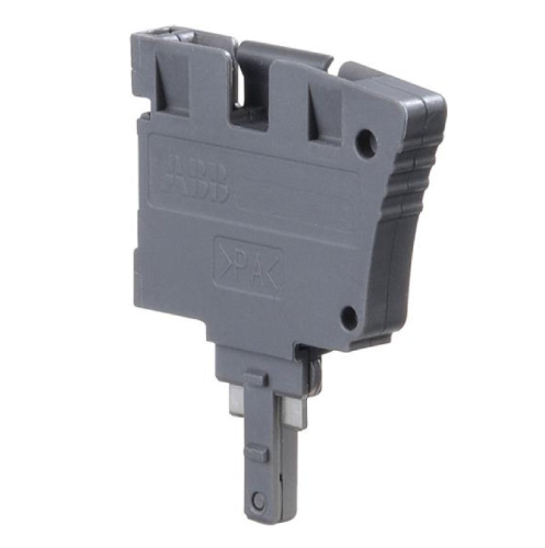 Держатель компонентов Entrelec PG5-R2 для клемм ZS4/5.2, 250В, установка в каналы перемычек, темно-серый