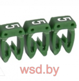 Маркер CAB3 d=0.5-1.5mm - "5" (зеленый) упак.1200 шт