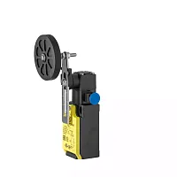 Регулируемый короткий поворотный рычаг с резиновым консольным роликом ø50 (Giovenzana)