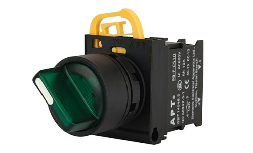 Переключатель APT PB3E, зеленый, 0-I, фиксация, 1NO, 6A 230VAC/24VDC, с подсветкой без LED, 22mm, IP65 Переключатель APT PB3E, зеленый, 0-I, фиксация, 1NO, 6A 230VAC/24VDC, с подсветкой без LED, 22mm, IP65