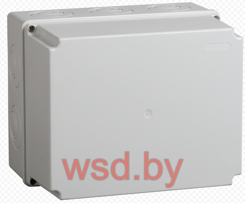 Коробка распределительная, 514x330x130mm, ABS, RAL7035, без вводов, с петлями, IP65