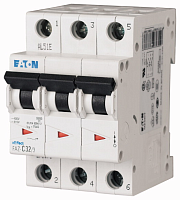 Авт. выключатель EATON FAZ-C40/3, 3P, 40A, хар-ка C, 15kA, 3M