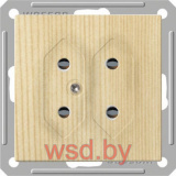 W59 Розетка двойная под плоские вилки, 6А, механизм, СОСНА Schneider Electric