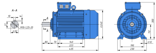 АИР112МА6 IE1 3кВт 1000об/мин Электродвигатель IM 1081 (лапы) фото 2 АИР112МА6 IE1 3кВт 1000об/мин Электродвигатель IM 1081 (лапы) фото 2