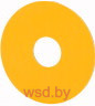 Кольцо желтое Titan M22-XAK для кнопок аварийного останова, без надписей,d=90мм. Фото N2