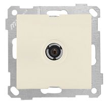 Розетка Mutlusan TV, оконечная, слоновая кость Розетка Mutlusan TV, оконечная, слоновая кость